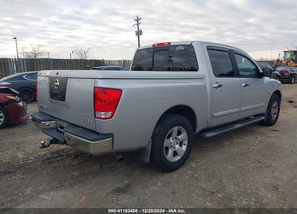 2004 NISSAN TITAN SE VIN: 1N6AA07A74N548521