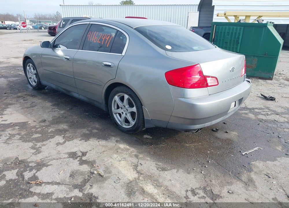 2004 INFINITI G35X VIN: JNKCV51F64M714582