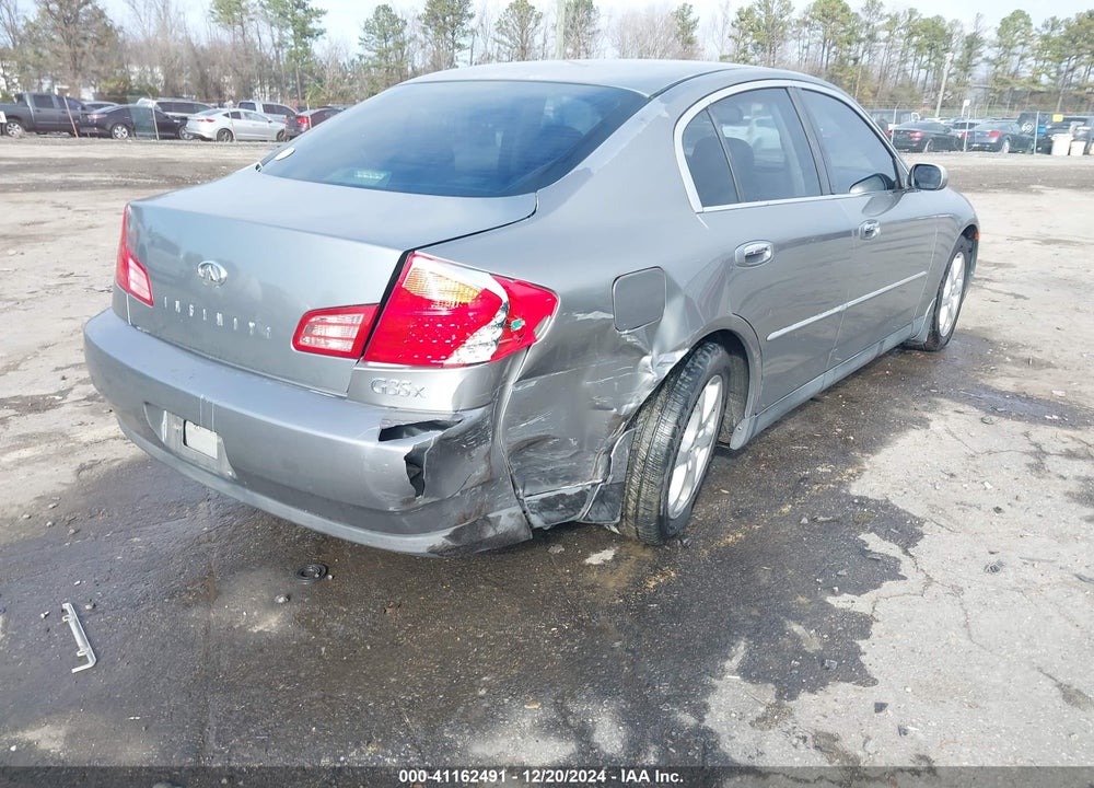 2004 INFINITI G35X VIN: JNKCV51F64M714582