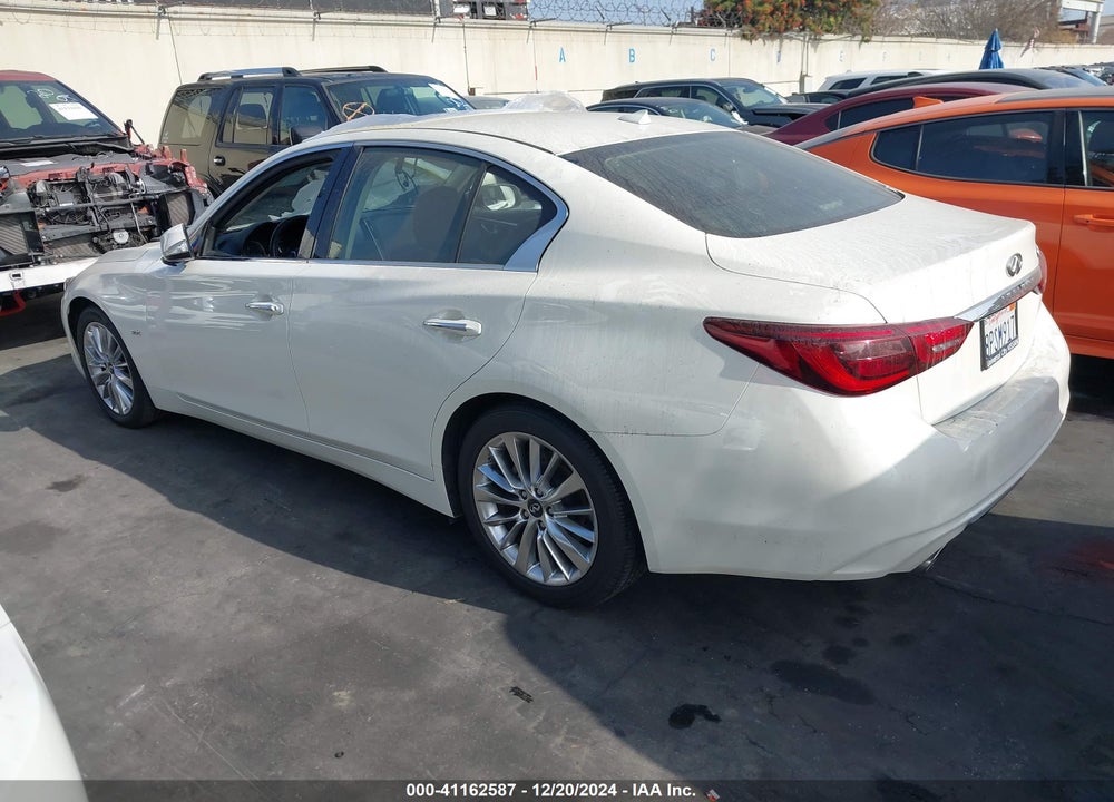 2019 INFINITI Q50 3.0T LUXE VIN: JN1EV7APXKM515842
