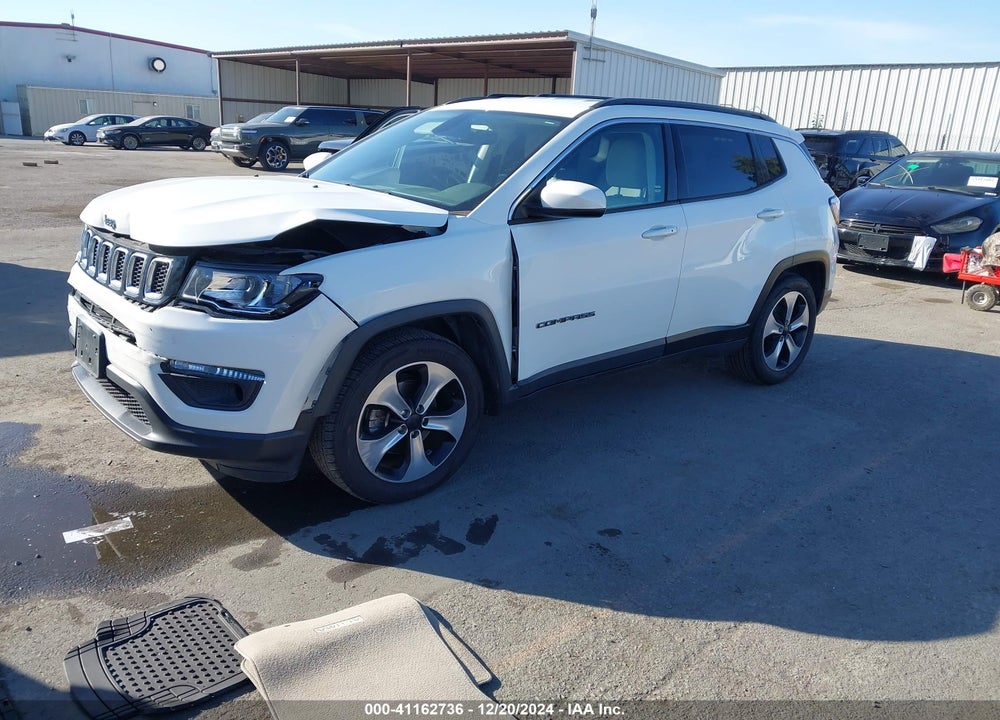 2017 JEEP NEW COMPASS LATITUDE FWD VIN: 3C4NJCBB2HT652894