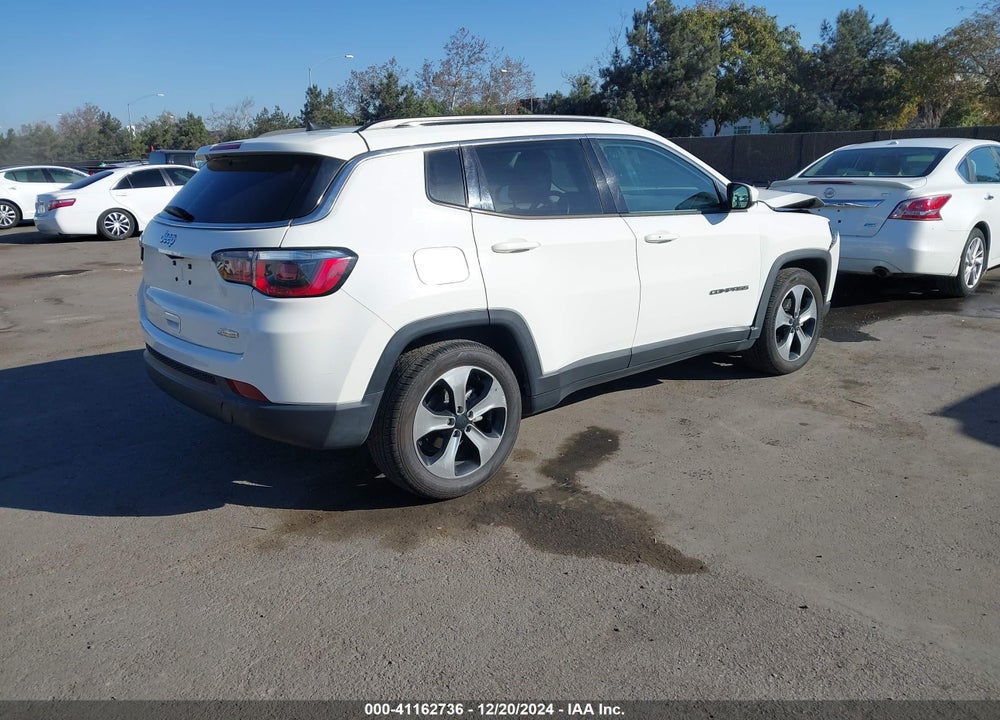 2017 JEEP NEW COMPASS LATITUDE FWD VIN: 3C4NJCBB2HT652894