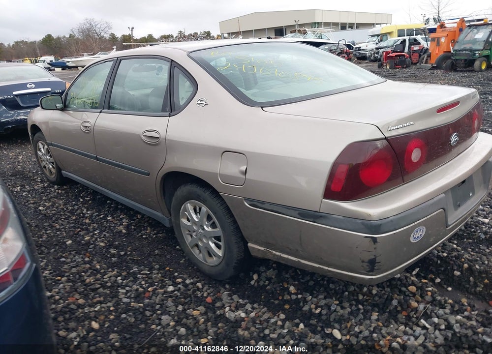 2003 CHEVROLET IMPALA VIN: 2G1WF52E739348346