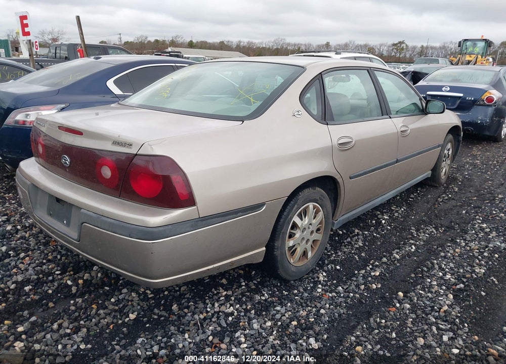 2003 CHEVROLET IMPALA VIN: 2G1WF52E739348346