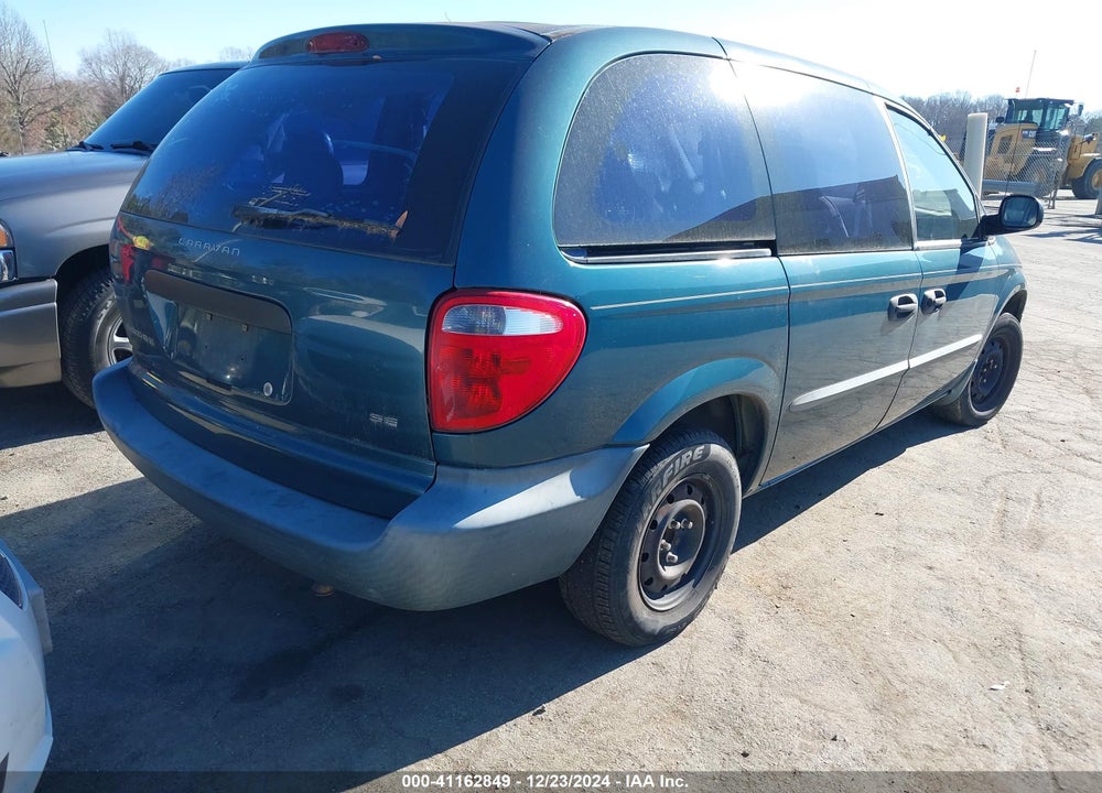2002 DODGE CARAVAN SE VIN: 1B4GP25B52B531571