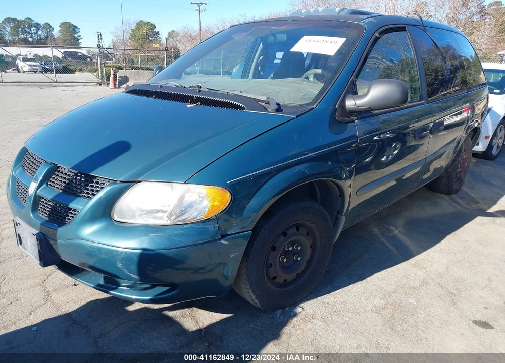 2002 DODGE CARAVAN SE VIN: 1B4GP25B52B531571