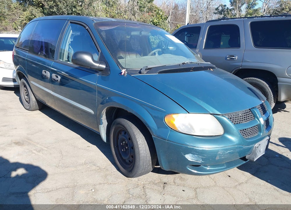 2002 DODGE CARAVAN SE VIN: 1B4GP25B52B531571