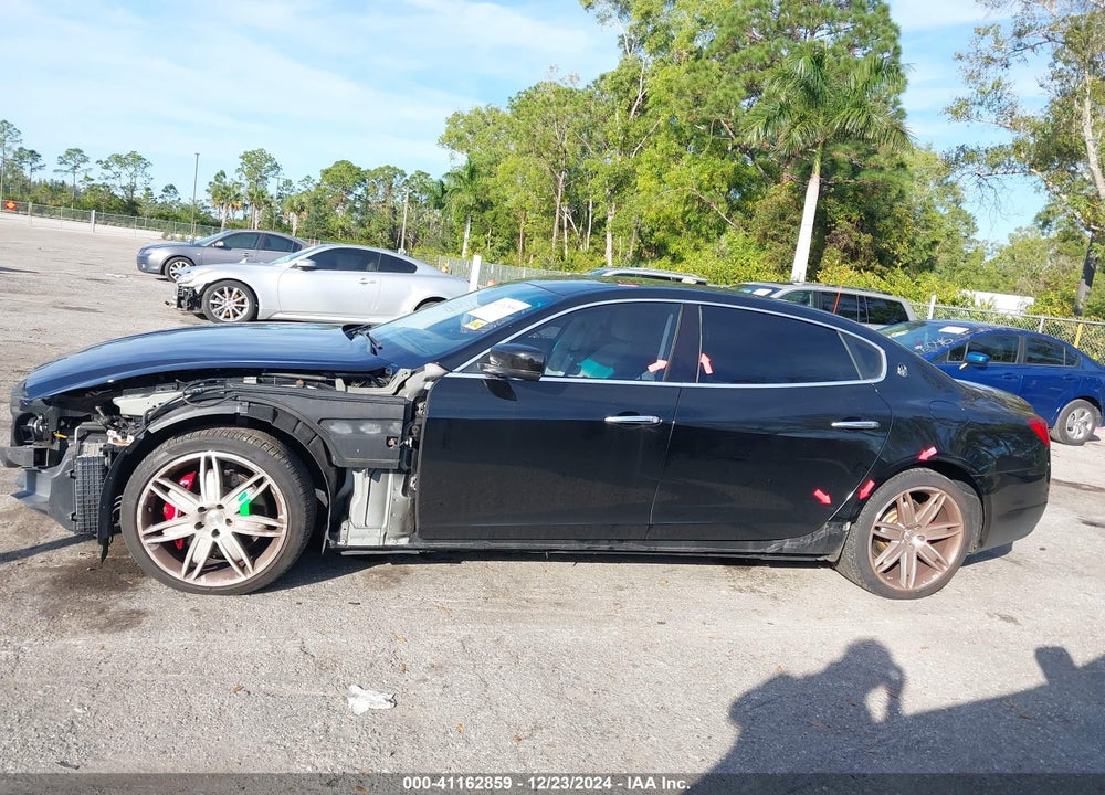 2014 MASERATI QUATTROPORTE VIN: ZAM56RRA1E1079213