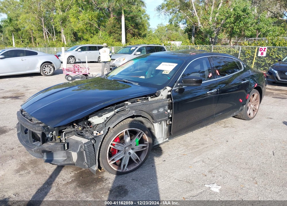 2014 MASERATI QUATTROPORTE VIN: ZAM56RRA1E1079213
