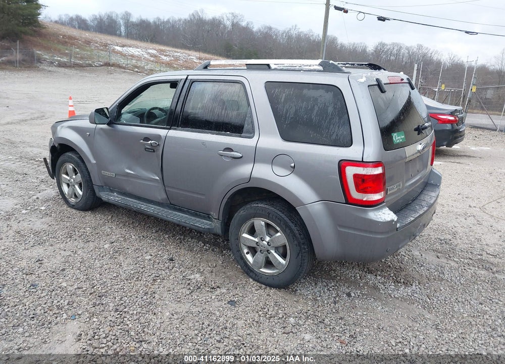 2008 FORD ESCAPE LIMITED VIN: 1FMCU04128KA86797
