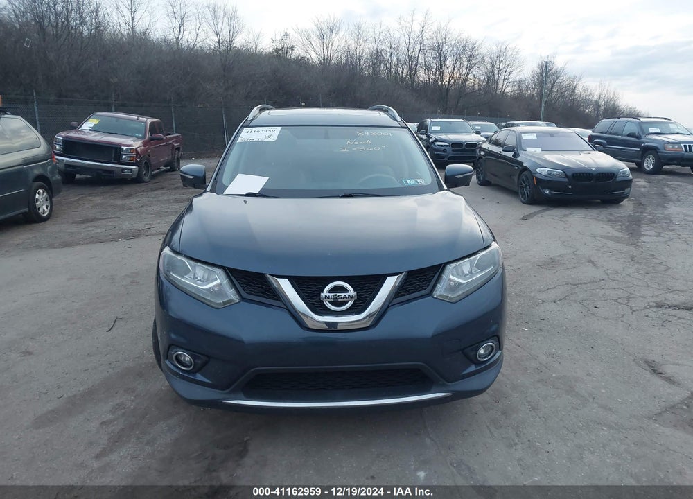 2015 NISSAN ROGUE SL VIN: 5N1AT2MVXFC848001