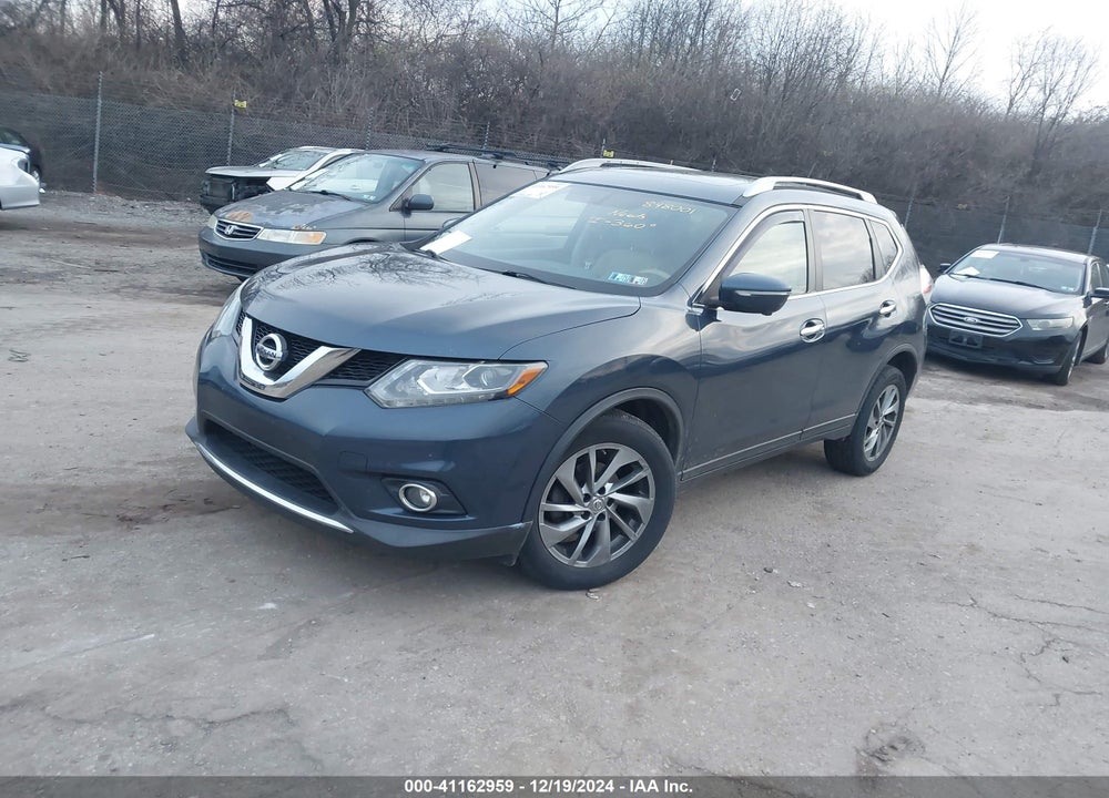 2015 NISSAN ROGUE SL VIN: 5N1AT2MVXFC848001
