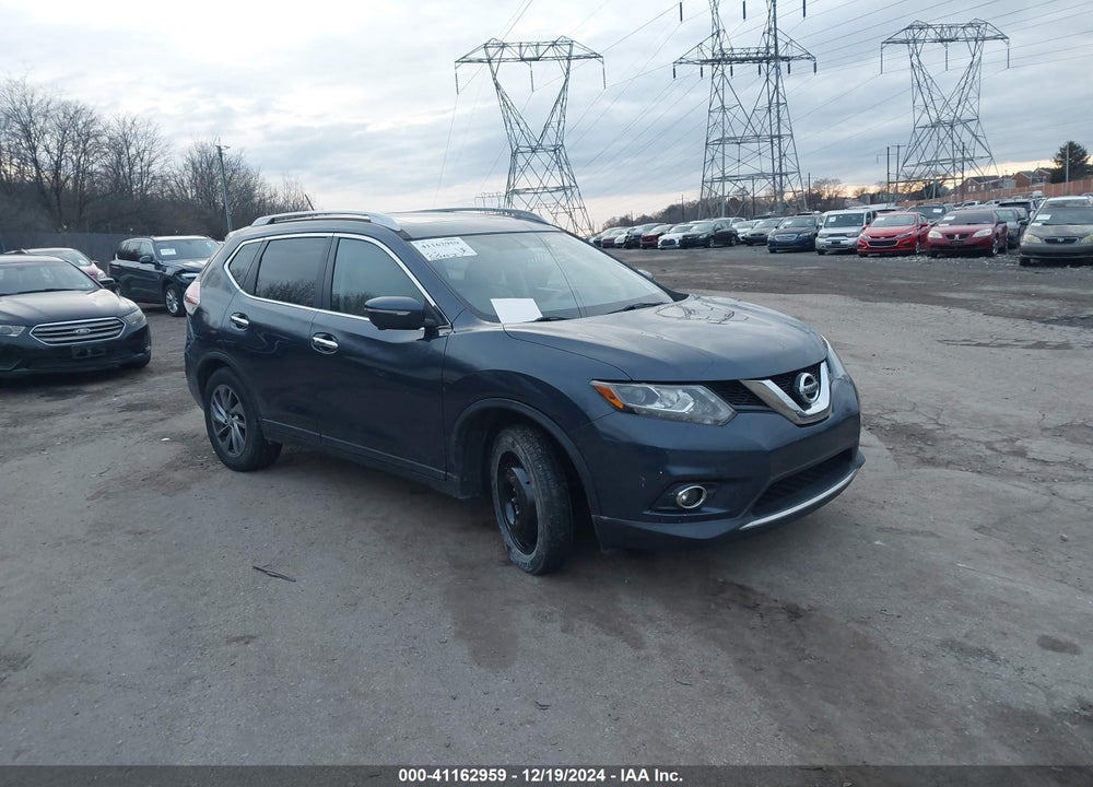 2015 NISSAN ROGUE SL VIN: 5N1AT2MVXFC848001