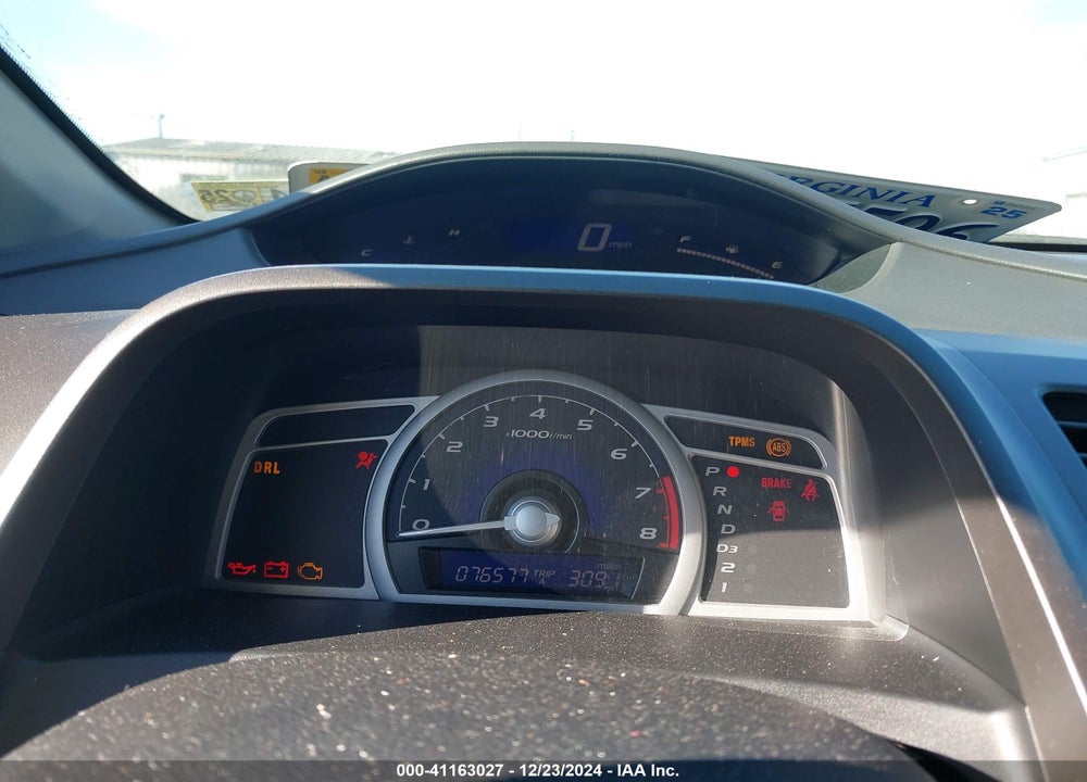 2009 HONDA CIVIC LX VIN: 2HGFG12689H528845