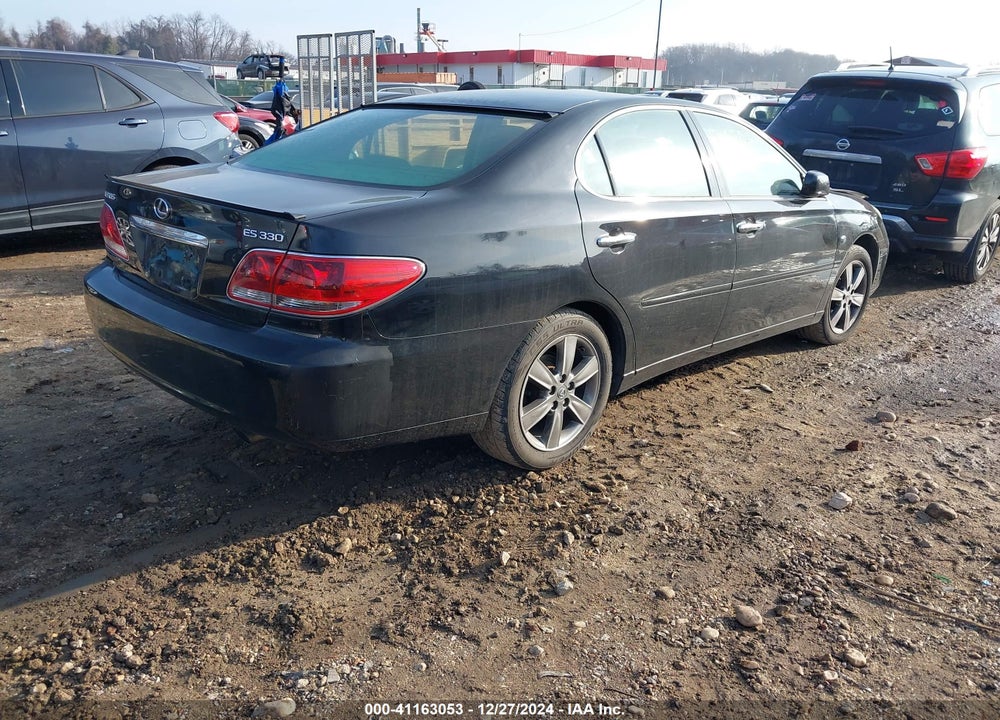 2006 LEXUS ES 330 VIN: JTHBA30G365158539