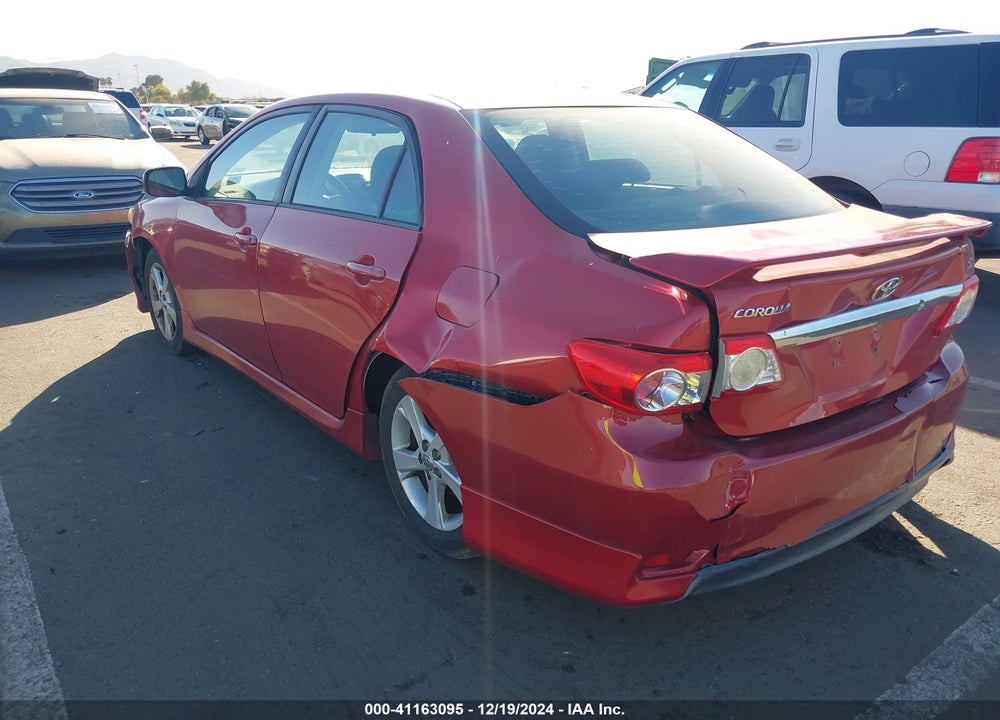 2012 TOYOTA COROLLA S VIN: 5YFBU4EE5CP031800