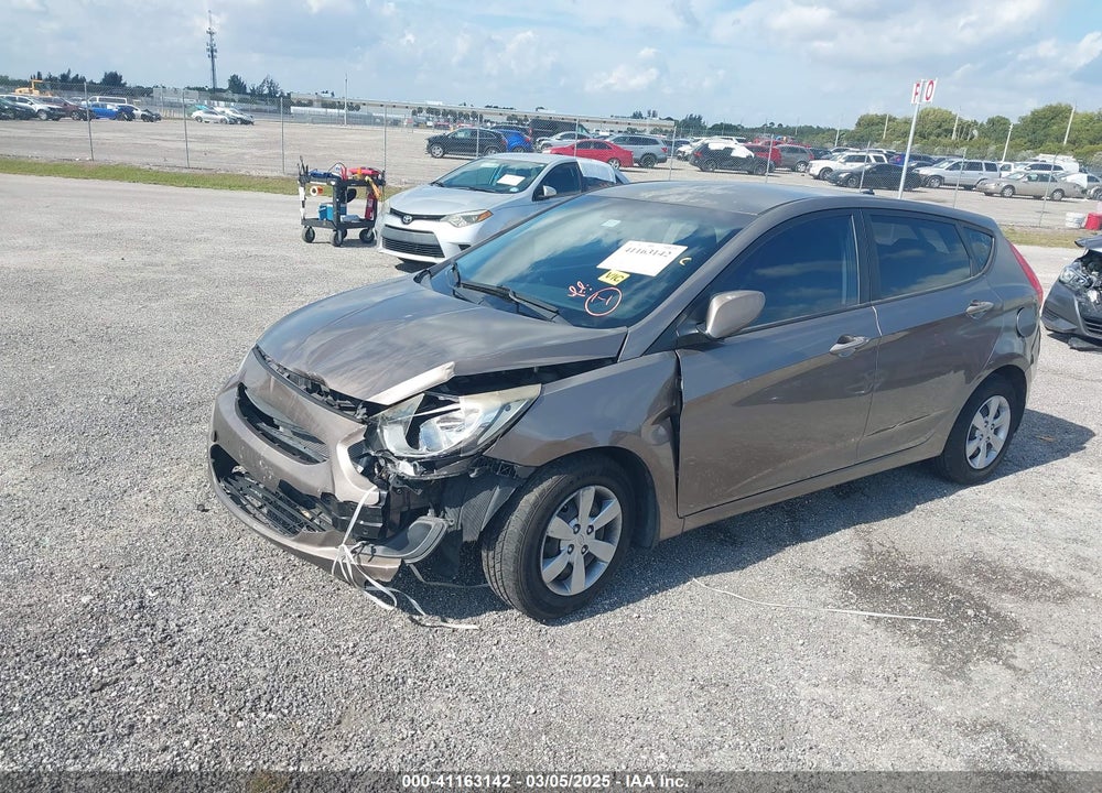 2013 HYUNDAI ACCENT GS VIN: KMHCT5AEXDU131944