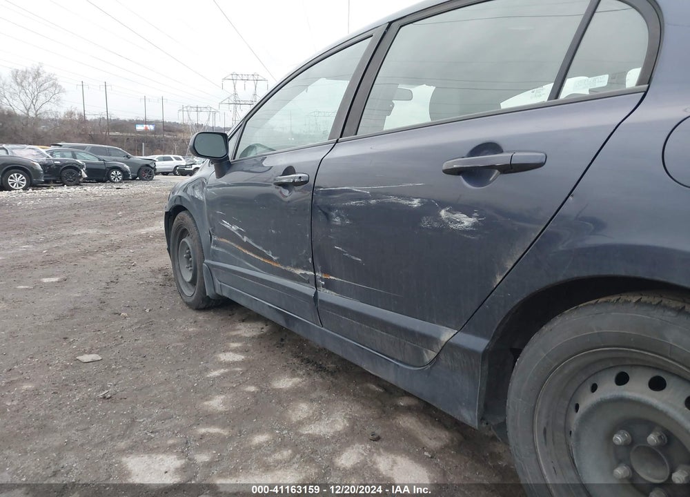 2008 HONDA CIVIC LX VIN: 1HGFA16538L006287