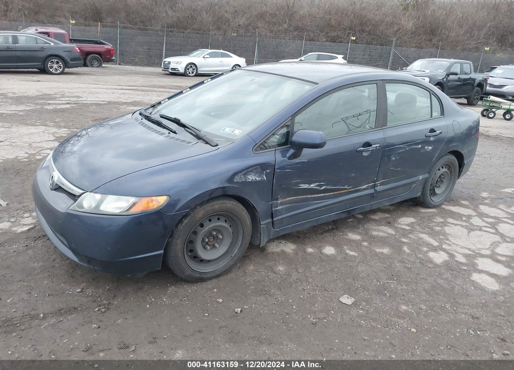 2008 HONDA CIVIC LX VIN: 1HGFA16538L006287