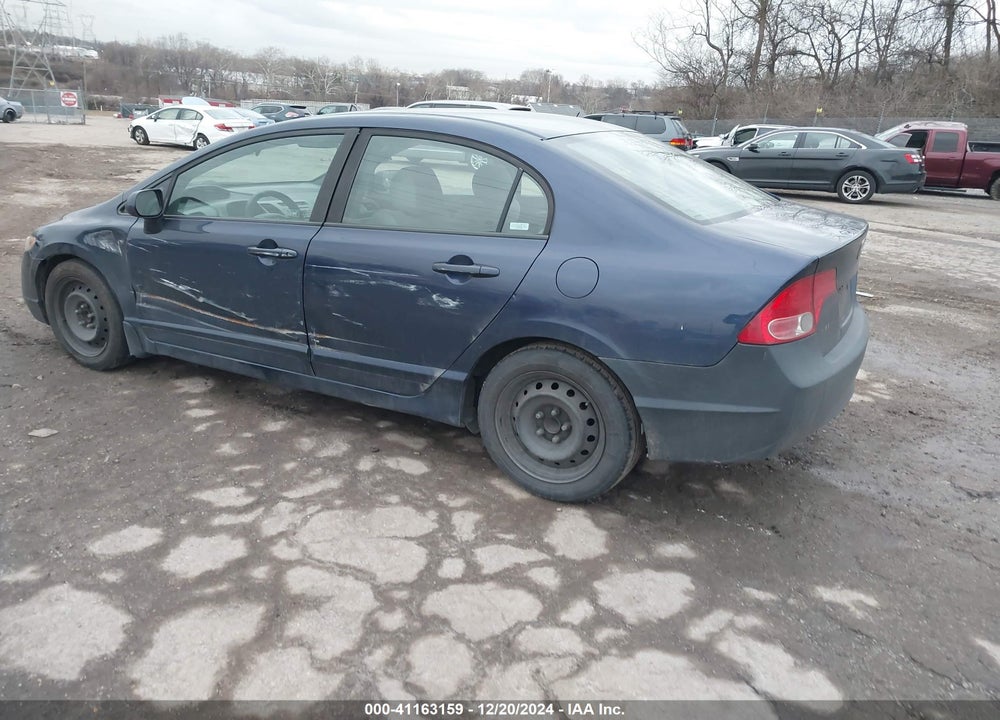 2008 HONDA CIVIC LX VIN: 1HGFA16538L006287