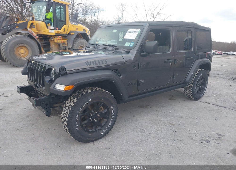 2021 JEEP WRANGLER UNLIMITED WILLYS 4X4 VIN: 1C4HJXDN9MW822281