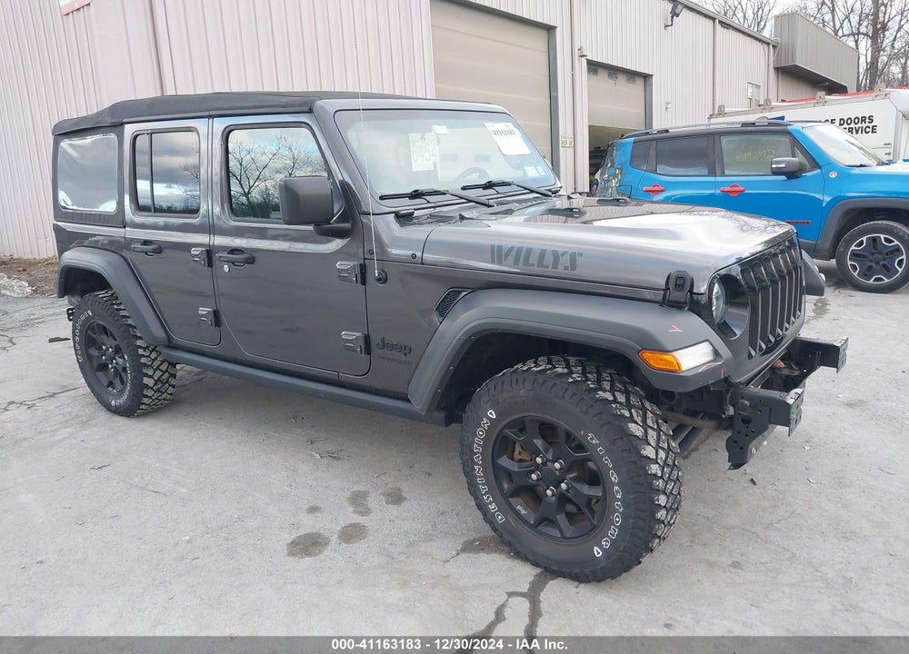 2021 JEEP WRANGLER UNLIMITED WILLYS 4X4 VIN: 1C4HJXDN9MW822281