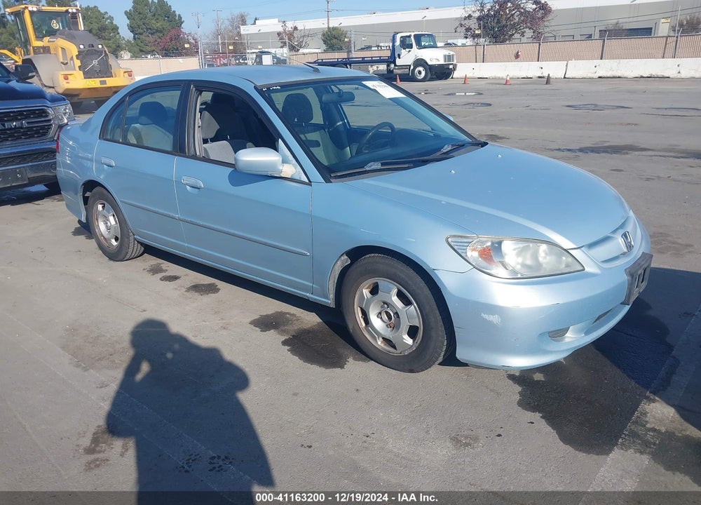 2004 HONDA CIVIC HYBRID VIN: JHMES96664S011612