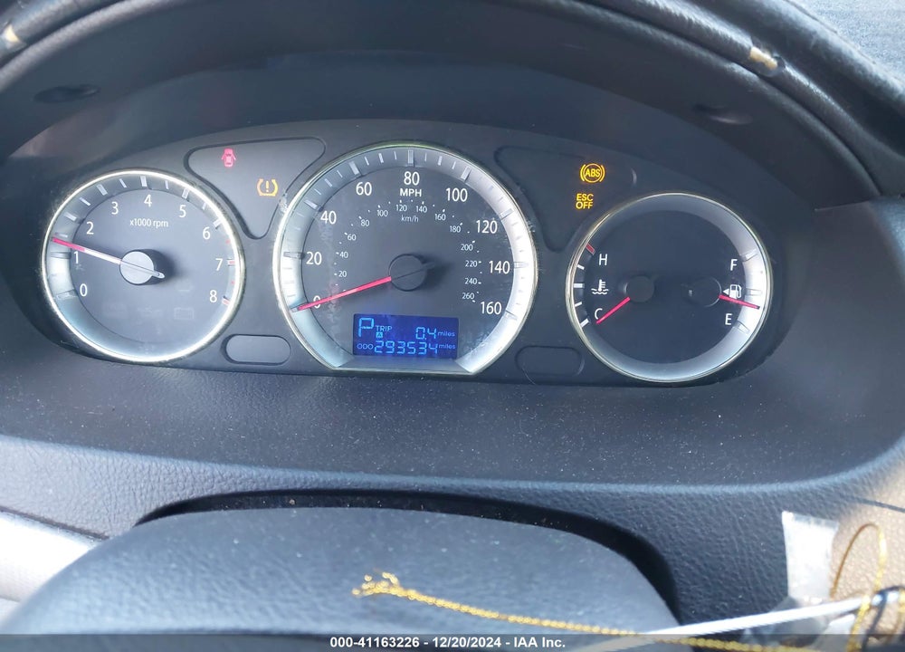 2009 HYUNDAI SONATA GLS VIN: 5NPET46C29H534820