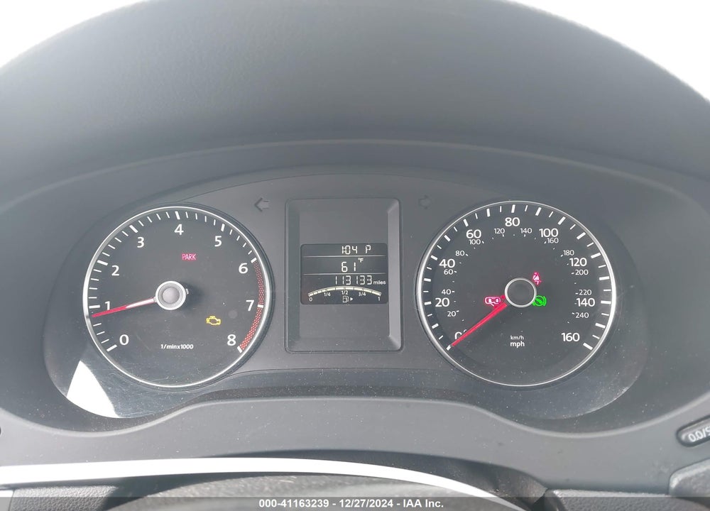 2013 VOLKSWAGEN JETTA 2.5L SE VIN: 3VWDP7AJ3DM206250