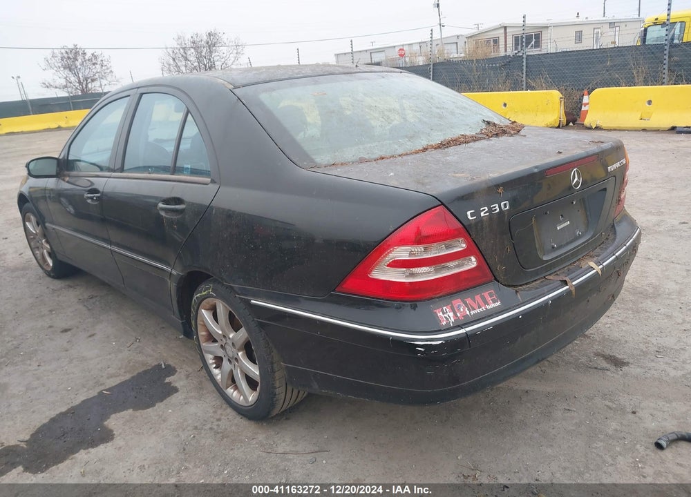 2004 MERCEDES-BENZ C 230 KOMPRESSOR SPORT/SPORT VIN: WDBRF40J64A560111