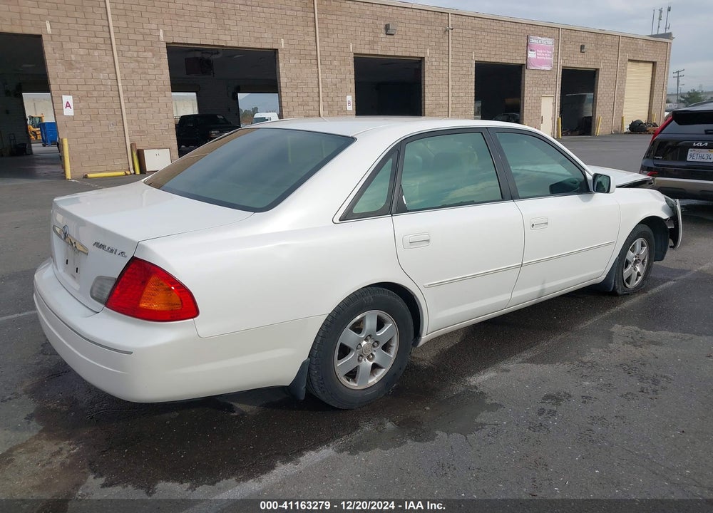 2002 TOYOTA AVALON XL VIN: 4T1BF28B22U245320