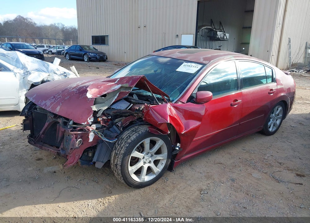 2008 NISSAN MAXIMA 3.5 SE VIN: 1N4BA41E88C803100