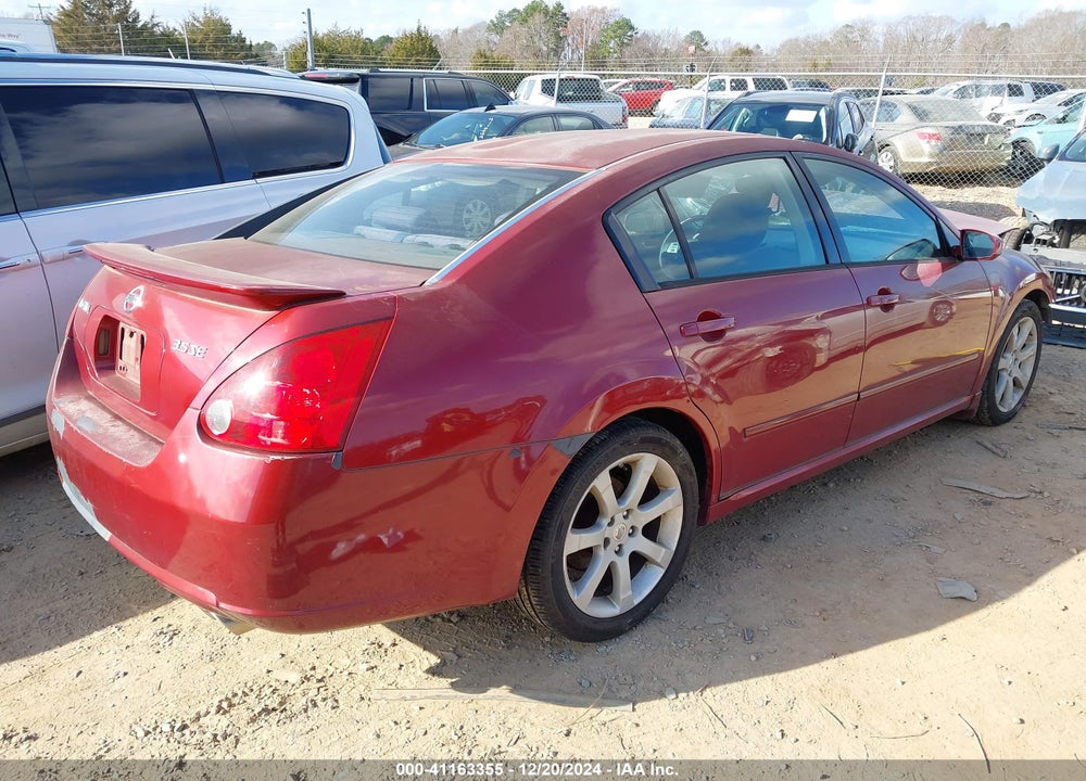 2008 NISSAN MAXIMA 3.5 SE VIN: 1N4BA41E88C803100