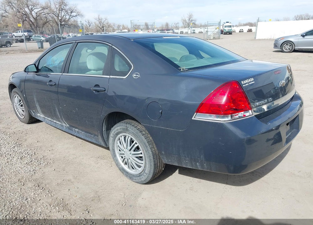 2009 CHEVROLET IMPALA VIN: 2G1WB57K491178450