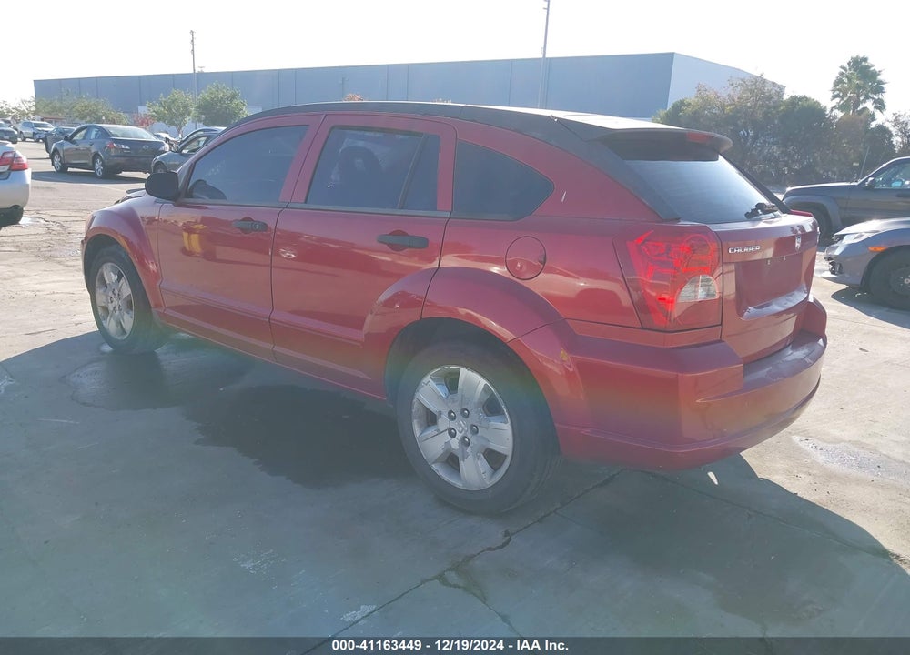 2007 DODGE CALIBER SXT VIN: 1B3HB48B37D108904