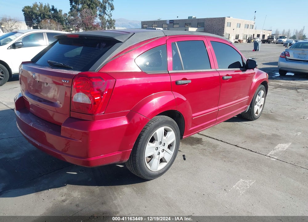 2007 DODGE CALIBER SXT VIN: 1B3HB48B37D108904