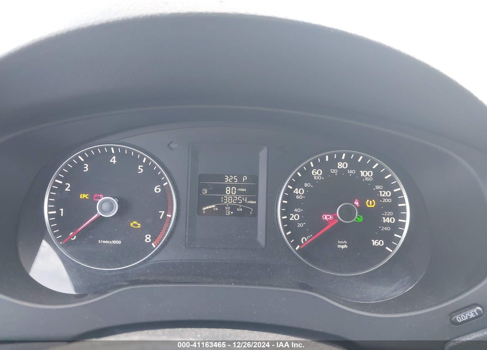 2013 VOLKSWAGEN JETTA 2.5L SE VIN: 3VWDP7AJ8DM431327