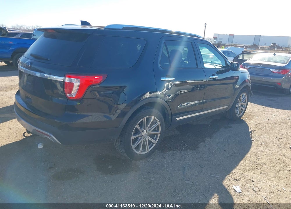 2016 FORD EXPLORER LIMITED VIN: 1FM5K7F89GGA10321