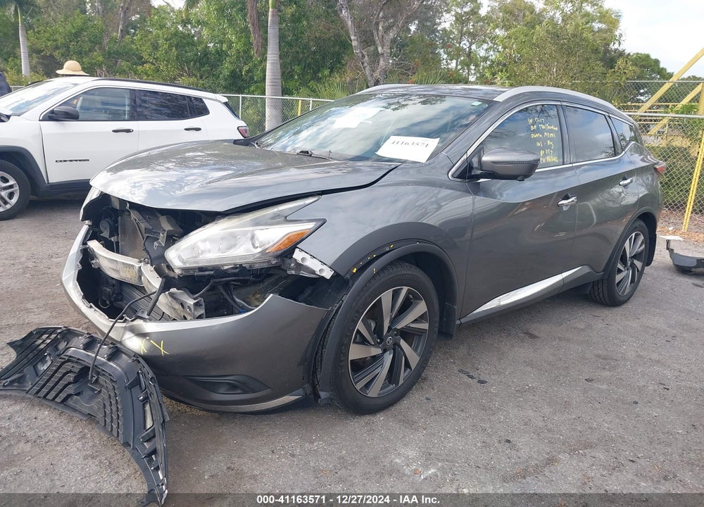 2018 NISSAN MURANO PLATINUM VIN: 5N1AZ2MG4JN190432