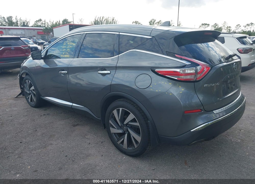2018 NISSAN MURANO PLATINUM VIN: 5N1AZ2MG4JN190432
