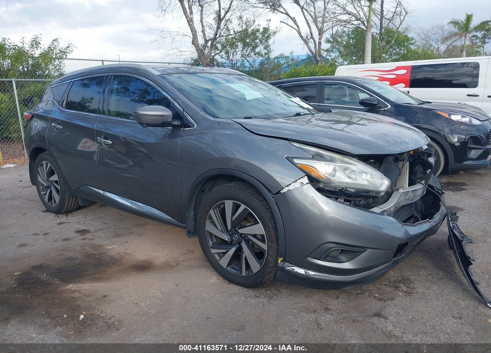 2018 NISSAN MURANO PLATINUM VIN: 5N1AZ2MG4JN190432