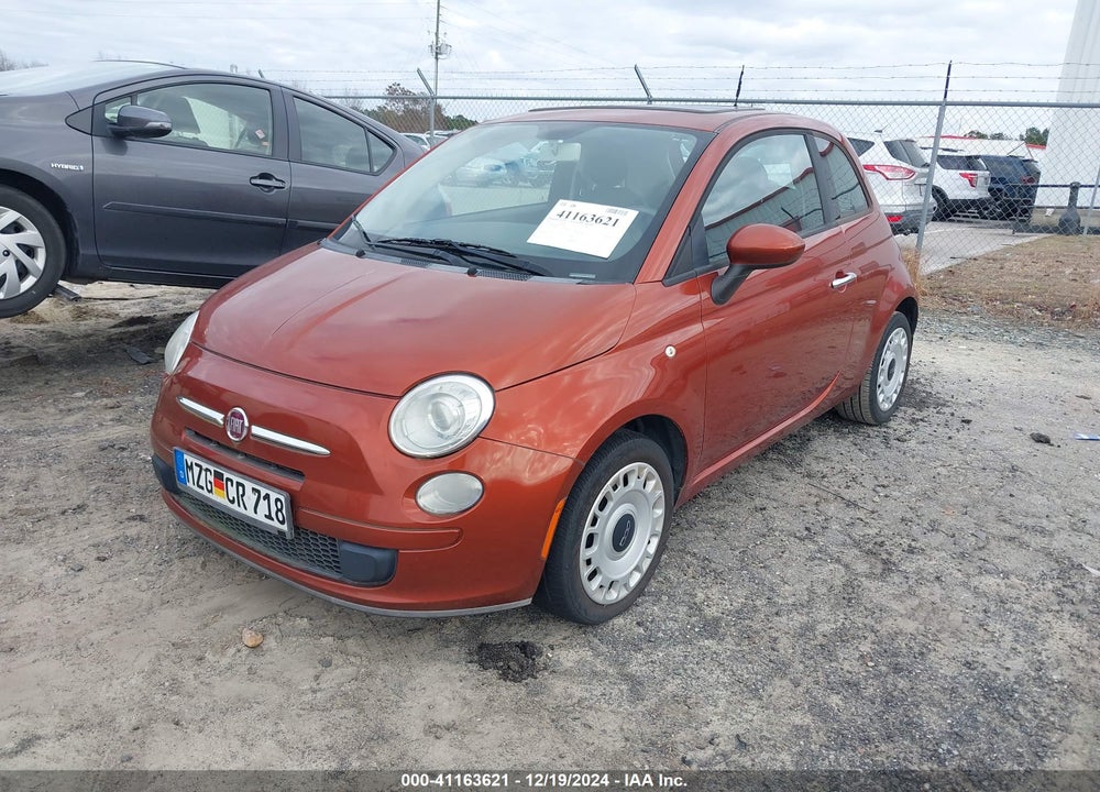 2012 FIAT 500 POP VIN: 3C3CFFAR4CT107768