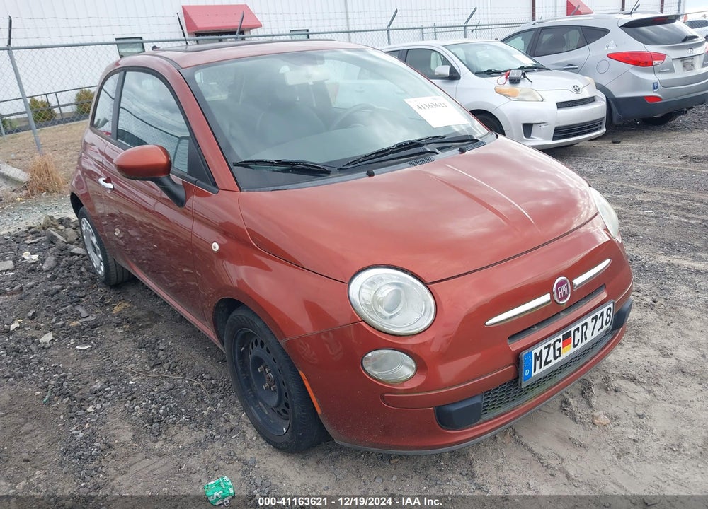 2012 FIAT 500 POP VIN: 3C3CFFAR4CT107768