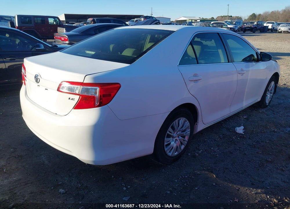 2013 TOYOTA CAMRY LE VIN: 4T4BF1FK3DR285654