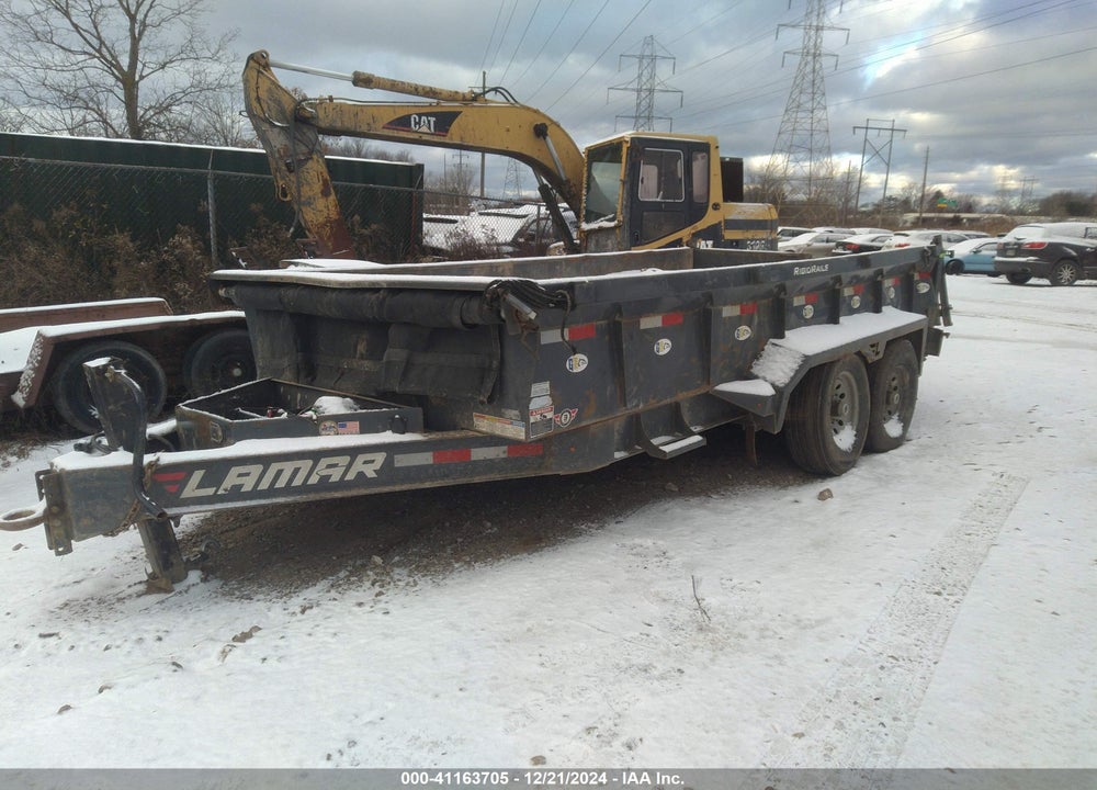 2022 TRAILER LAMAR 14' MINI DUMP VIN: 5RVDL1421NP112658