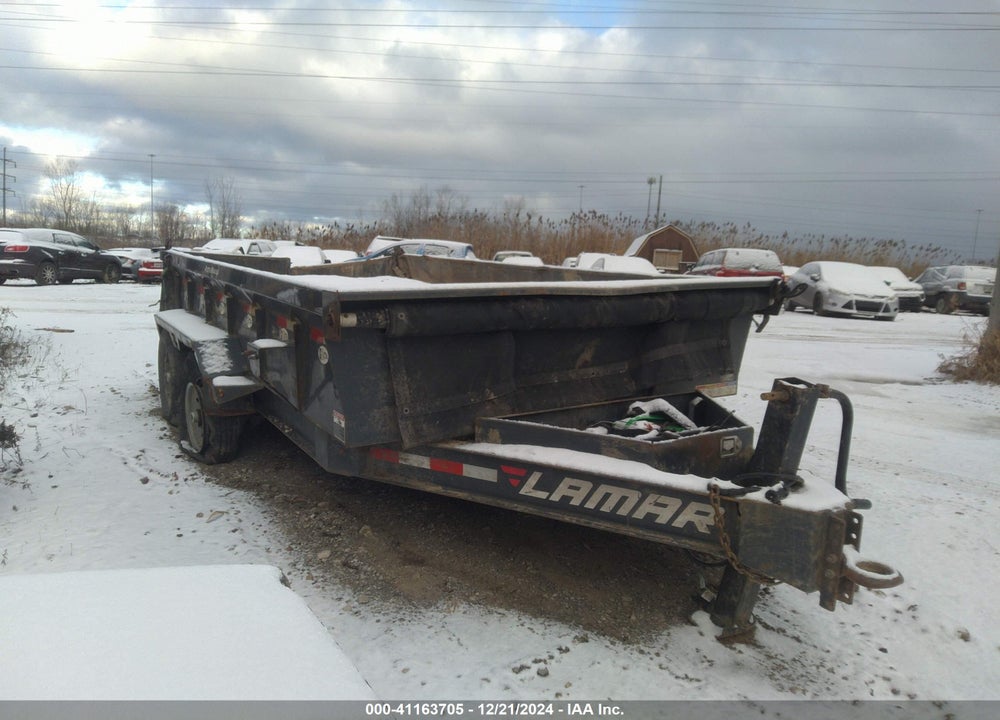 2022 TRAILER LAMAR 14' MINI DUMP VIN: 5RVDL1421NP112658