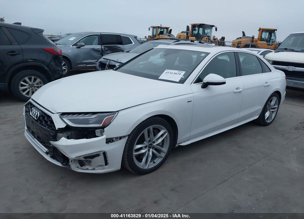 2023 AUDI A4 PREMIUM PLUS 45 TFSI S LINE QUATTRO S TRONIC VIN: WAUEAAF45PN006342
