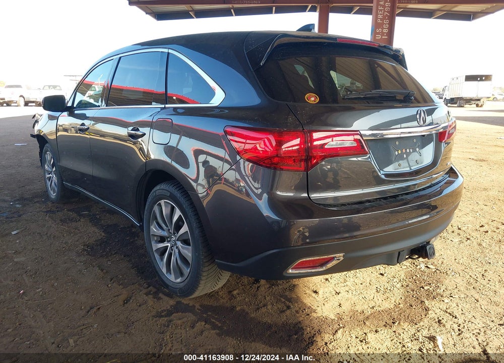 2015 ACURA MDX TECHNOLOGY PACKAGE VIN: 5FRYD4H48FB013075