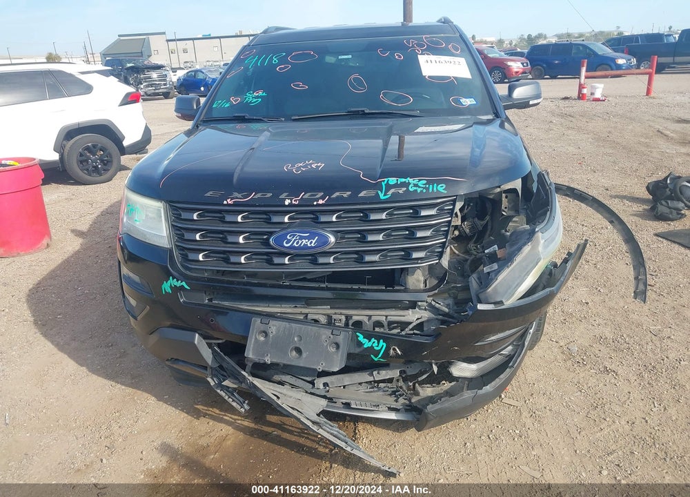 2017 FORD EXPLORER XLT VIN: 1FM5K7D87HGC31615