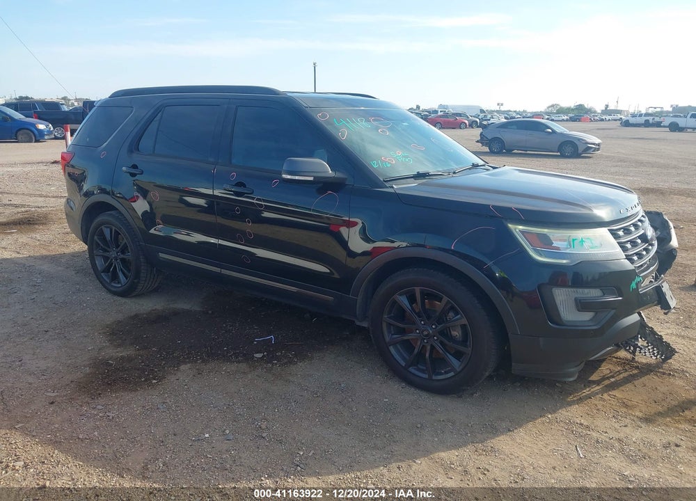 2017 FORD EXPLORER XLT VIN: 1FM5K7D87HGC31615